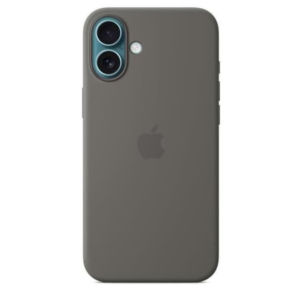 APPLE iPhone 16 Plus - Silikonecover med MagSafe - Stengrå