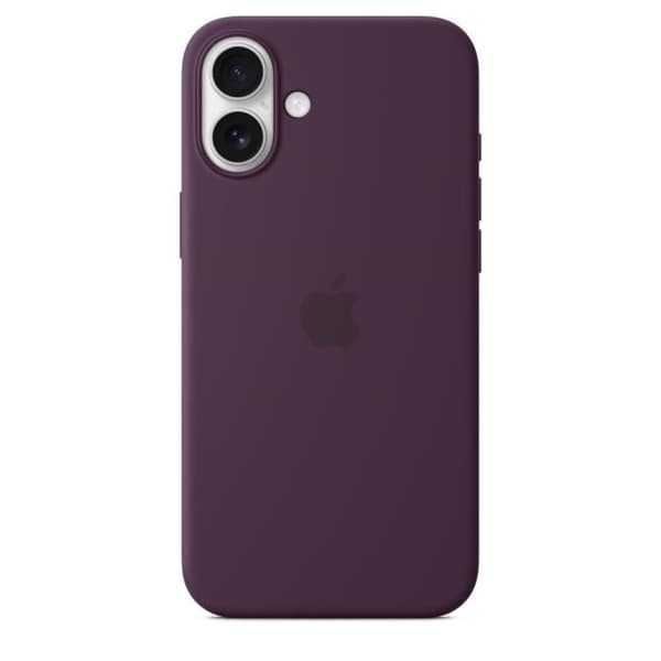 APPLE iPhone 16 Plus - Silikonikuori MagSafella - Luumu