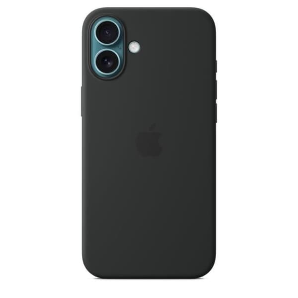 APPLE iPhone 16 Plus - Silikone-etui med MagSafe - Sort
