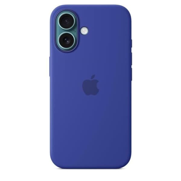 APPLE iPhone 16 - Silikonskal med MagSafe - Ultramarin