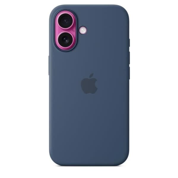 APPLE iPhone 16 - Silikonecover med MagSafe - Denim