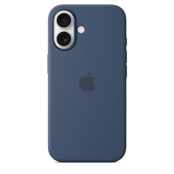 APPLE iPhone 16 - Silikonecover med MagSafe - Denim