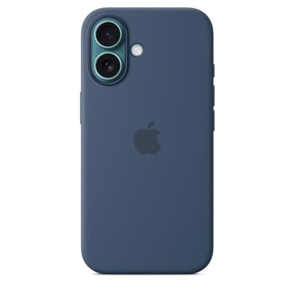 APPLE iPhone 16 - Silikonecover med MagSafe - Denim