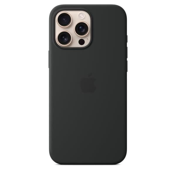 APPLE iPhone 16 Pro Max - Silikonskal med MagSafe - Svart