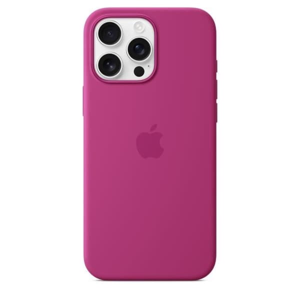 APPLE iPhone 16 Pro Max - Silikonskal med MagSafe - Fuchsia