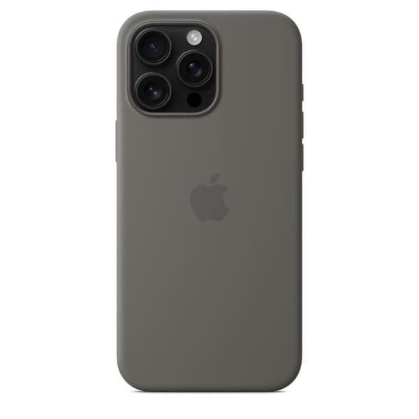 APPLE iPhone 16 Pro Max - Silikonskal med MagSafe - Stengrå