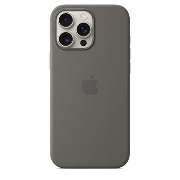 APPLE iPhone 16 Pro Max - Silikonskal med MagSafe - Stengrå