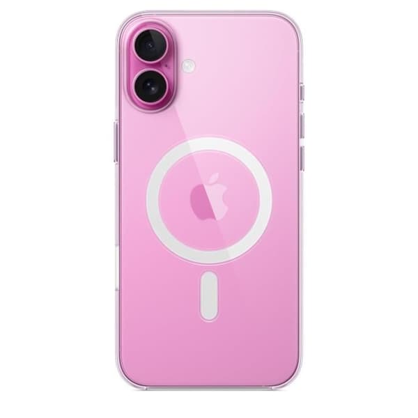 APPLE iPhone 16 Plus - Läpinäkyvä suojakuori MagSafella