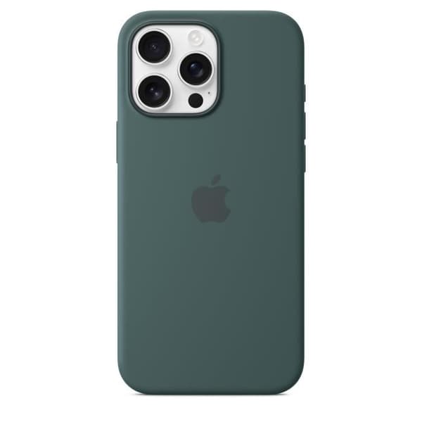 APPLE iPhone 16 Pro Max - Silikonskal med MagSafe - Lake Green