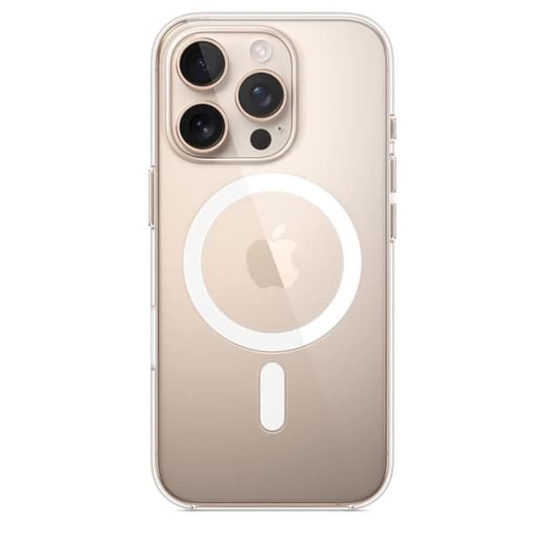 APPLE iPhone 16 Pro - Gennemsigtigt cover med MagSafe