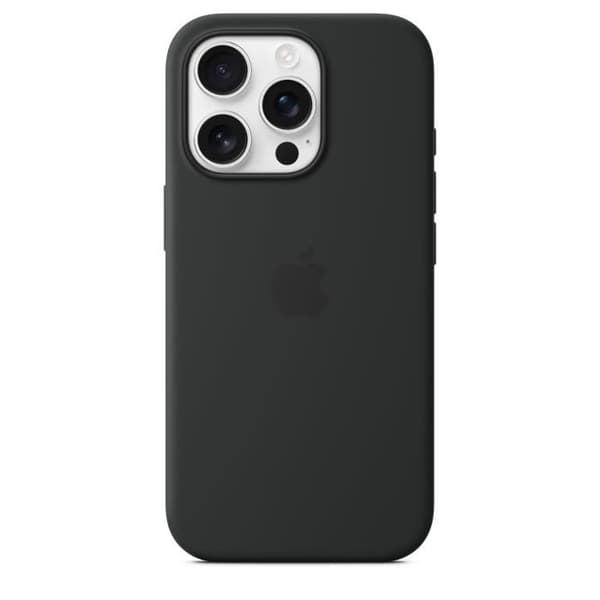 APPLE iPhone 16 Pro - Silikonecover med MagSafe - Sort