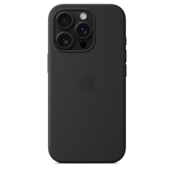 APPLE iPhone 16 Pro - Silikonecover med MagSafe - Sort