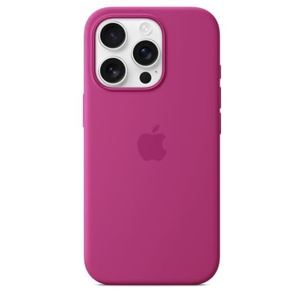 APPLE iPhone 16 Pro - Silikonskal med MagSafe - Fuchsia