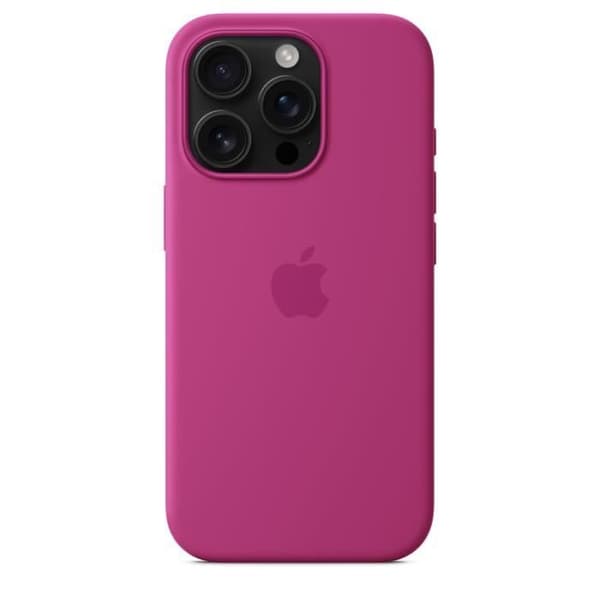 APPLE iPhone 16 Pro - Silikonskal med MagSafe - Fuchsia
