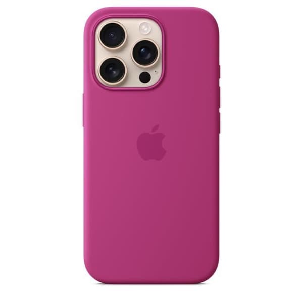 APPLE iPhone 16 Pro - Silikonskal med MagSafe - Fuchsia