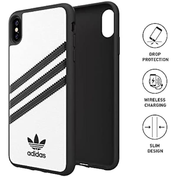 adidas Skyddande Skal designat för iPhone XS Max - Skydd mot Fall - Förhöjda kanter som är chockresistenta - Skal