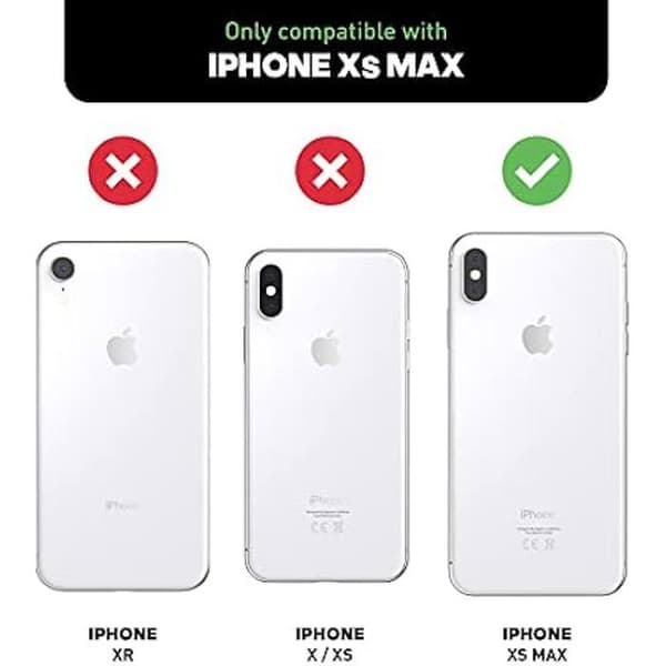 adidas Skyddande Skal designat för iPhone XS Max - Skydd mot Fall - Förhöjda kanter som är chockresistenta - Skal