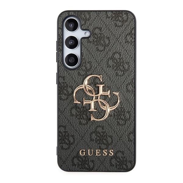 Telefonfodral - Guess - S24+ - Svart - Stötskydd - Saffianotextur