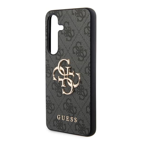 Telefonfodral - Guess - S24+ - Svart - Stötskydd - Saffianotextur