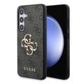 Miniatyrbild 2 av 6: Telefonfodral - Guess - S24+ - Svart - Stötskydd - Saffianotextur