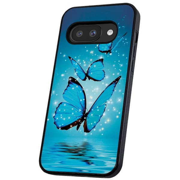 Google Pixel 9A - Skal/Mobilskal Glittrande Fjärilar