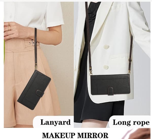 INF iPhone 11 Lompakko Peili Korttipidike Crossbody Suojakotelo