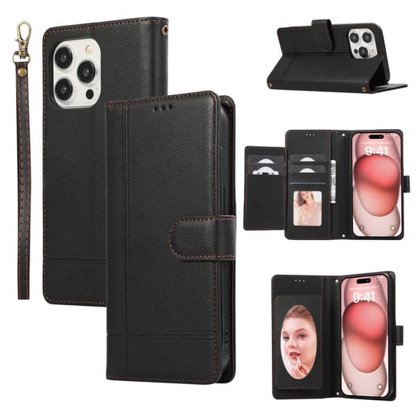 INF iPhone 11 Lompakko Peili Korttipidike Crossbody Suojakotelo