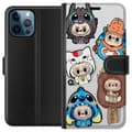Miniatyrbilde 1 av 3: Apple iPhone 12 Pro Lommeboketui Labubu figure samling - Pop Mart Labubu The Monsters i fargerik design