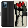 Miniatyrbillede 1 af 3: Apple iPhone 12 Pro Tegnebogsetui Hånd bundet i Palæstinas farver - kraftfuldt symbol for frihedsbevægelsen