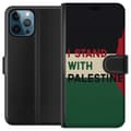 Pikkukuva 1 / 3: Apple iPhone 12 Pro Lompakkokotelo Pysähdy Palestiinan puolesta - solidaarisuussuunnittelu vahvalla viestillä