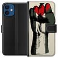 Pikkukuva 1 / 3: Apple iPhone 12 mini Lompakkokotelo Käsi sidottu Palestinan väreihin - voimakas symboli vapausliikkeelle