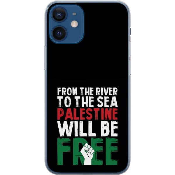 Apple iPhone 12 mini Läpinäkyvä kuori Vapauta Palestiina