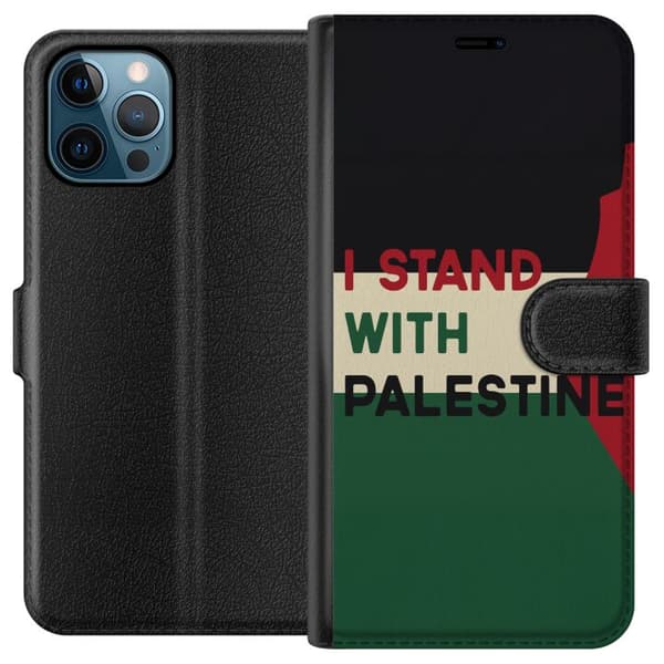 Apple iPhone 12 Pro Max Lommeboketui Stå opp for Palestina - solidaritetsdesign med en sterk melding