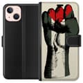 Miniatyrbillede 1 af 3: Apple iPhone 13 mini Tegnebogsetui Hånd bundet i Palæstinas farver - kraftfuldt symbol for frihedsbevægelsen