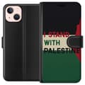 Miniatyrbillede 1 af 3: Apple iPhone 13 mini Tegnebogsetui Stå sammen med Palæstina - solidaritetsdesign med en stærk besked