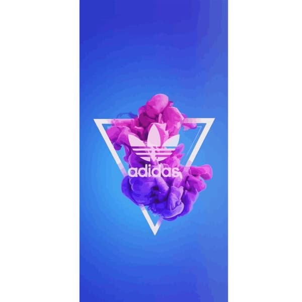 Apple iPhone 13 Pro Lompakkokotelo Adidas-inspiroitunut sininen muotoilu - urheilullinen motiivi retro-vibeillä sinisissä sävyissä
