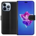 Pikkukuva 1 / 4: Apple iPhone 13 Pro Lompakkokotelo Adidas-inspiroitunut sininen muotoilu - urheilullinen motiivi retro-vibeillä sinisissä sävyissä
