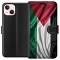 Miniatyrbillede 1 af 3: Apple iPhone 13 Tegnebogsetui Palestinaflaget – ikonisk frihedssymbol i rød, sort, hvid og grøn