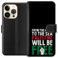 Miniatyrbillede 1 af 3: Apple iPhone 14 Pro Tegnebogsetui Fri Palæstina