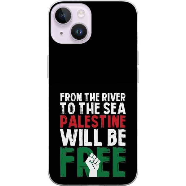 Apple iPhone 14 Plus Gennemsigtig cover Fri Palæstina