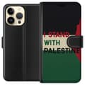Miniatyrbilde 1 av 3: Apple iPhone 14 Pro Max Lommeboketui Stå opp for Palestina - solidaritetsdesign med en sterk melding