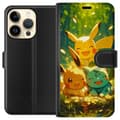 Miniatyrbillede 1 af 3: Apple iPhone 15 Pro Tegnebogsetui Pixelmonster spillestil - farverig design til retro-elskende gamere