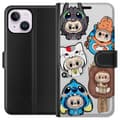 Miniatyrbilde 1 av 3: Apple iPhone 15 Plus Lommeboketui Labubu figure samling - Pop Mart Labubu The Monsters i fargerik design