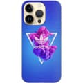 Miniatyrbillede 1 af 3: Apple iPhone 15 Pro Gennemsigtig cover Adidas-inspireret blåt design - sporty motiv med retrovibe i blå toner