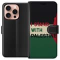 Miniatyrbillede 1 af 3: Apple iPhone 16 Pro Tegnebogsetui Stå sammen med Palæstina - solidaritetsdesign med en stærk besked