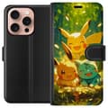 Miniatyrbilde 1 av 3: Apple iPhone 16 Pro Lommeboketui Pixelmonster spillstil - fargerik design for retro-elskende spillere