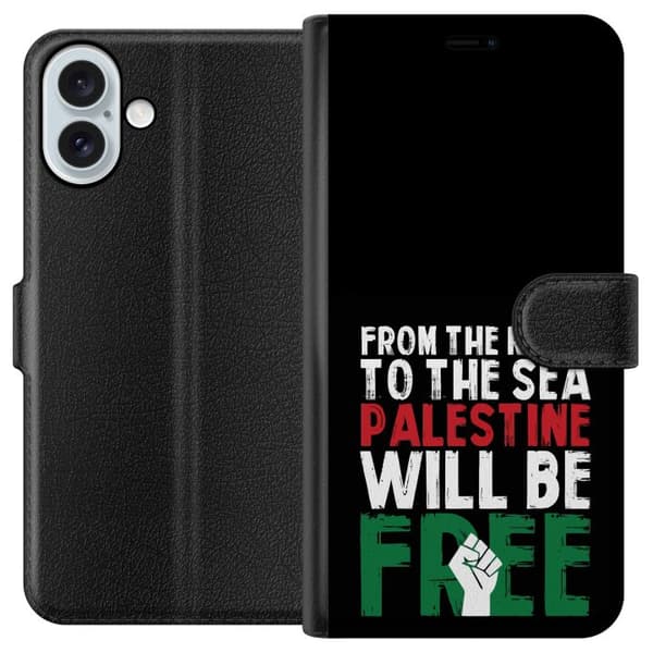 Apple iPhone 16 Plus Lompakkokotelo Vapauta Palestiina