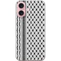 Pikkukuva 1 / 3: Apple iPhone 16 Läpinäkyvä kuori Palestiinalainen kuvio - perinteiseen tyyliin inspiroima keffiyeh-kangas
