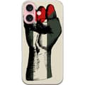 Pikkukuva 1 / 3: Apple iPhone 16 Läpinäkyvä kuori Käsi sidottu Palestinan väreihin - voimakas symboli vapausliikkeelle