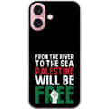 Pikkukuva 1 / 3: Apple iPhone 16 Läpinäkyvä kuori Vapauta Palestiina